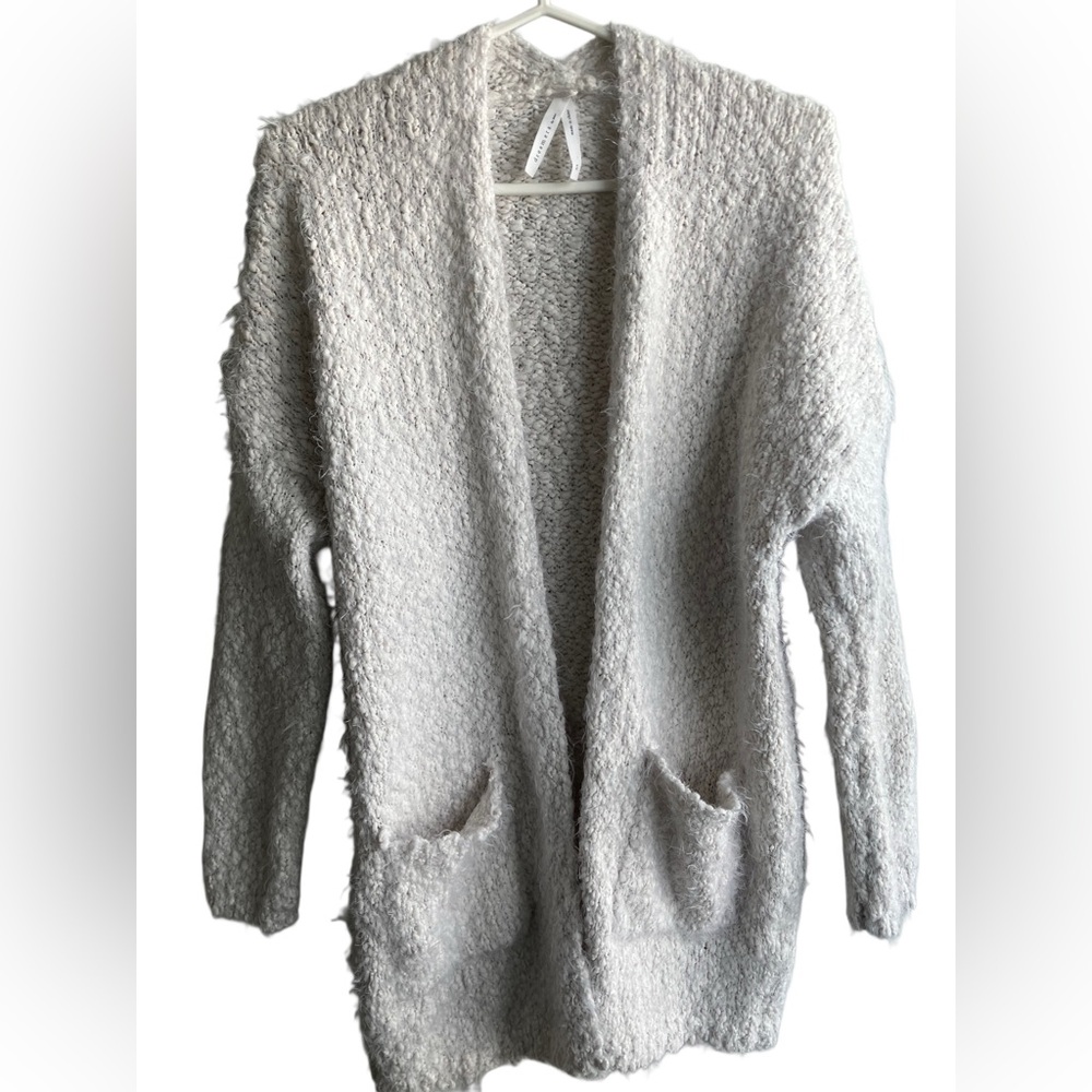 Dreamers by debut textured knit cardigan white XS
